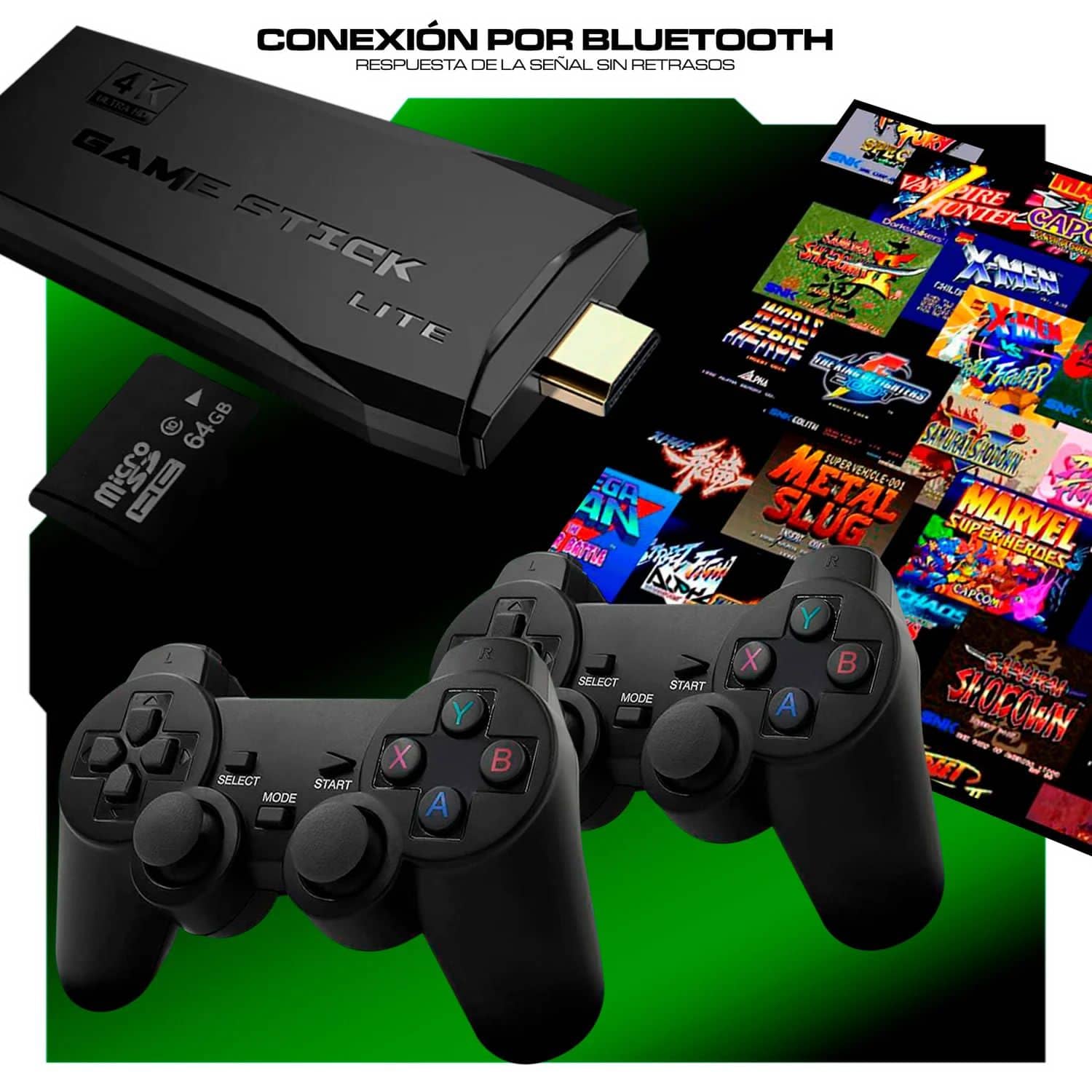 Más de 2,000 juegos retro en una consola compacta con HDMI 4K